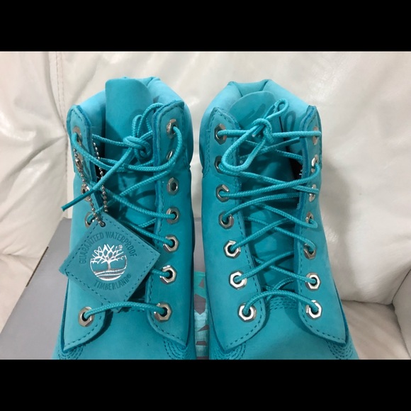Timberland Limited Release Men’s 6 Inch Blue Boots - Picture 5 of 7